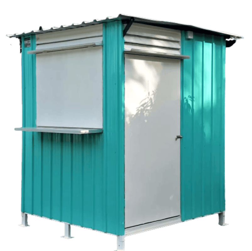 Kiosk Portable Cabin | Economy – PPGI Deck & Steel Frame Finished