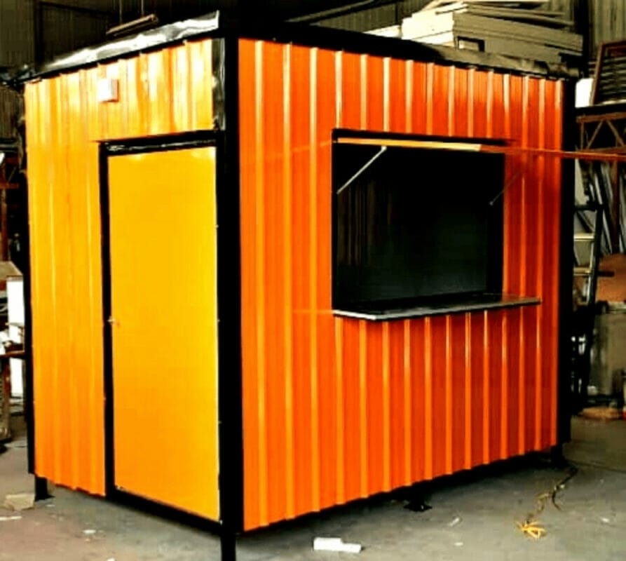 Kiosk Portable Cabin | Economy – PPGI Deck & Steel Frame Finished