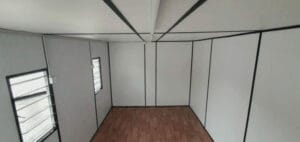 Light Duty Portable Cabin | Premium - PPGI Deck & Steel Frame c/w Internal PVC White Vinyl Board