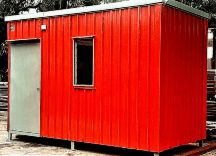 Light Duty Portable Cabin | Economy - PPGI Deck & Steel Frame Finished (Window & Electrical included)