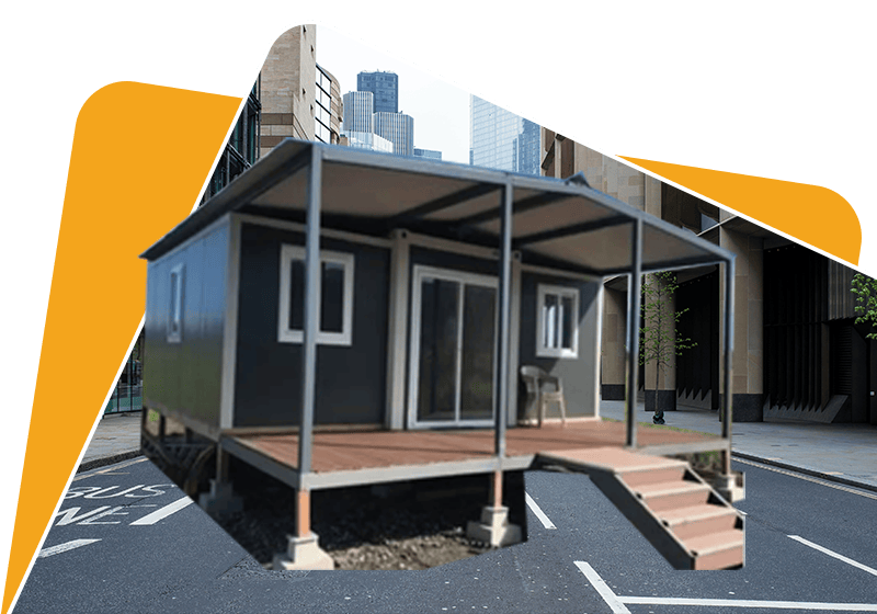 Standard Cabin House | 2 Rooms with Centre Partition (10 x 20 x 8 Ft)